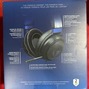 Wired console gaming headset